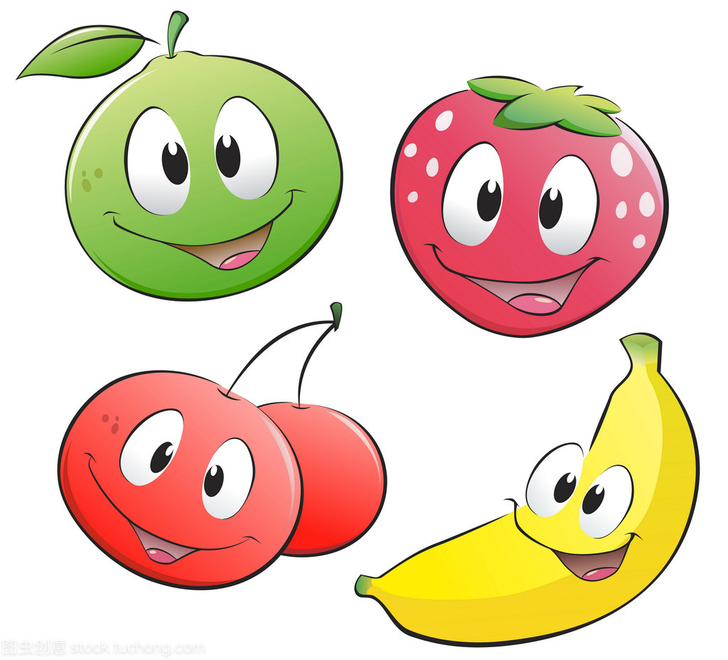 可爱卡通水果