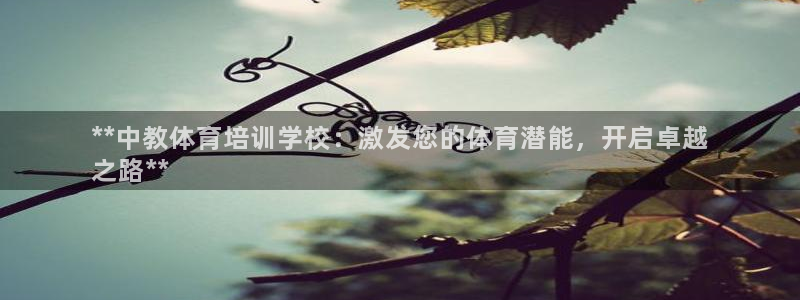 耀世平台最新注册地址：**中教体育培训学校：激发您的