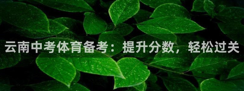 耀世官网：云南中考体育备考：提升分数，轻松过关