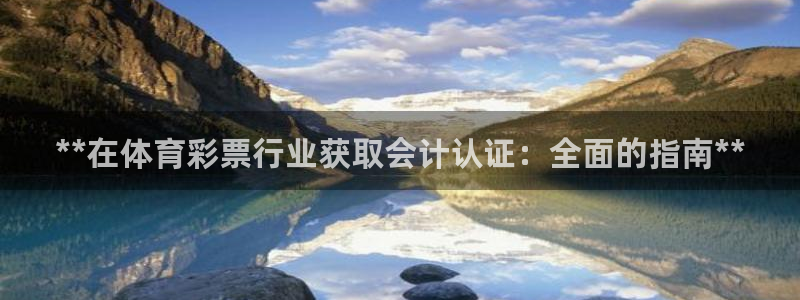 耀世平台代理怎么做的：**在体育彩票行业获取会计认证